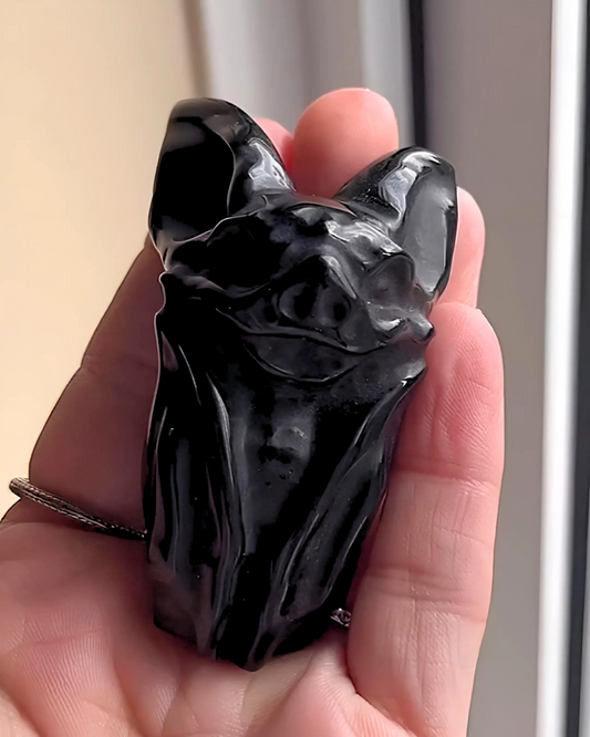 Black Obsidian Bat