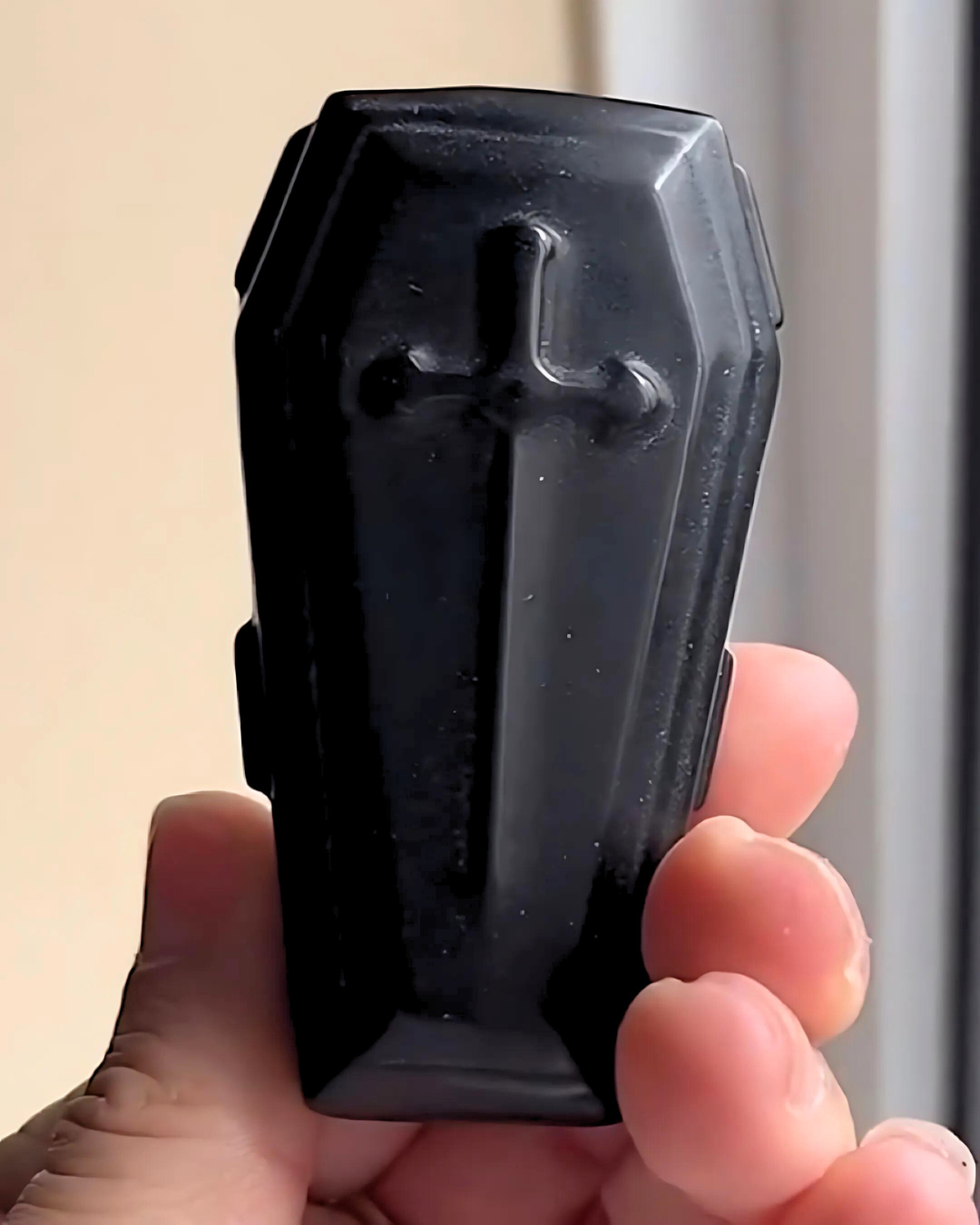 Black Obsidian Coffin